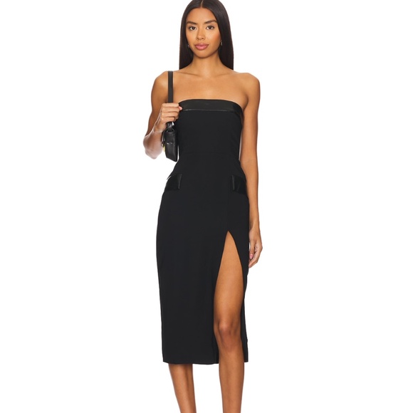 Amanda Uprichard Cassia Midi Dress - Picture 1 of 3